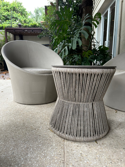 Tamborete "Fision" Cinza – Tidelli