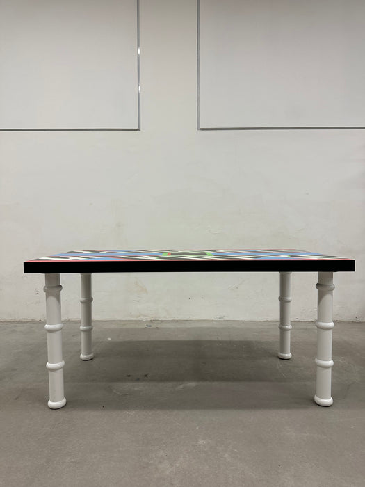 Mesa de Jantar "Madras" - Nathalie Du Pasquier para Memphis Milano