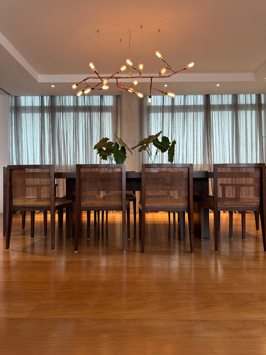 Conjunto de 10 Cadeiras (2 com braços) – Vermeil