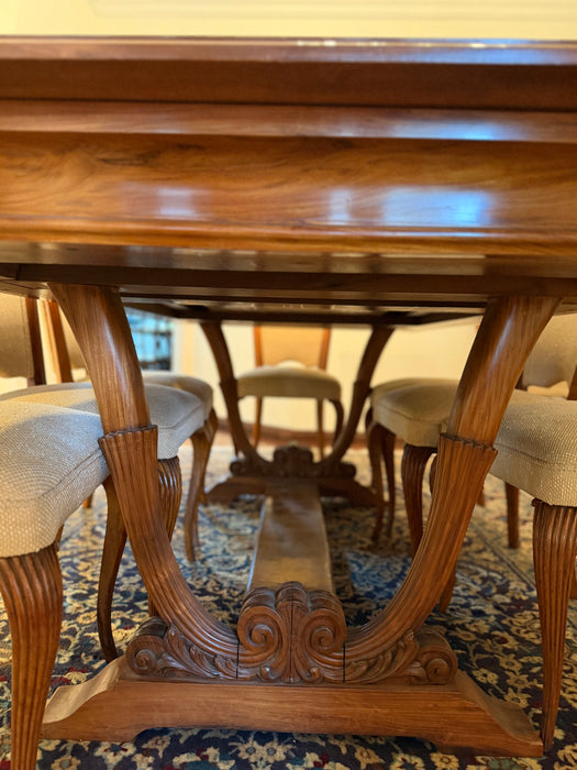 Mesa de Jantar Extensível com 12 Cadeiras