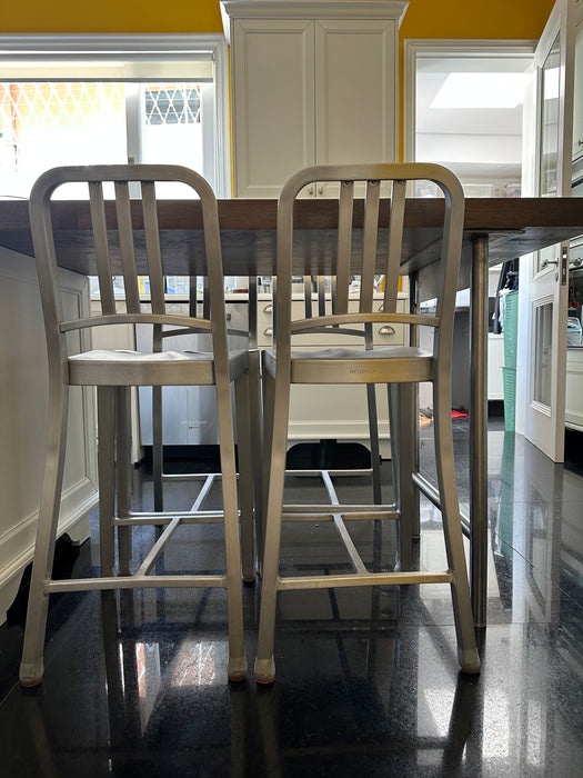 Par de Banquetas "Navy" em Alumínio - Emeco