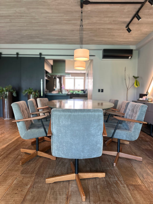 Mesa de Jantar "Legg" em Mármore – Jader Almeida