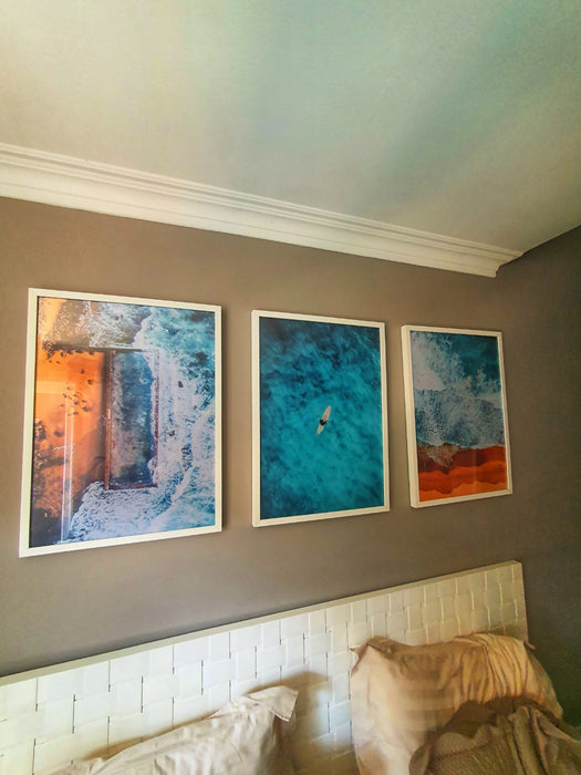 Composição de 3 Quadros Decorativos