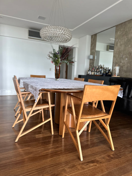 Mesa de Jantar “Nelson” com 6 Cadeiras “Atibaia” – Paulo Alves