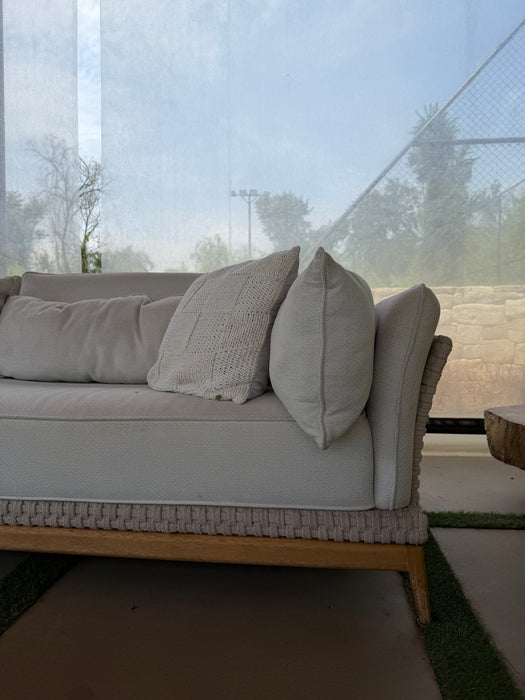 Conjunto Outdoor (1 sofá + 2 poltronas (sem braço) + 2 poltronas (com braços) - Dunelli