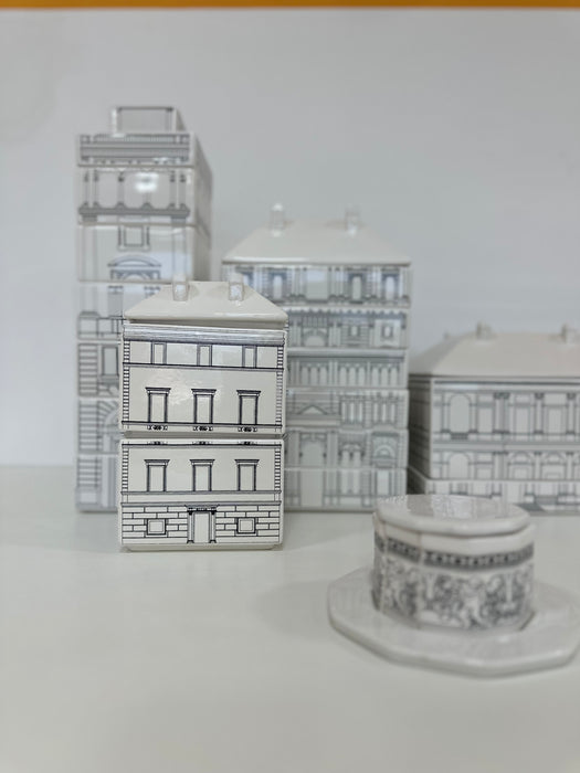 Coleção Palazzo - Seletti (Set 8: Ducale , Torre Chiara, Governo, Palazzina, Palazzeto, Torrione, Battistero e  Fontana")