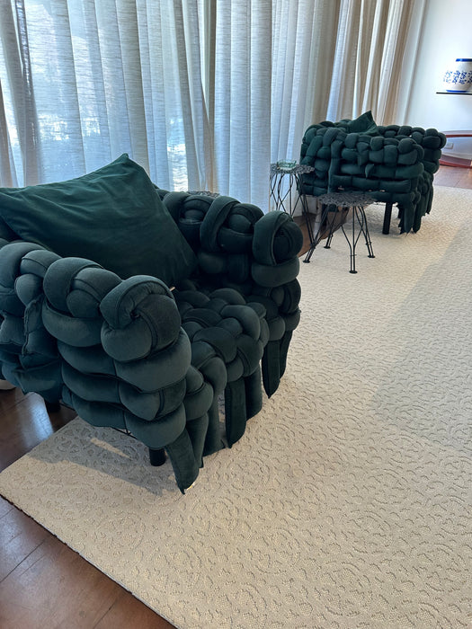 Poltrona "Underconstruction" em Veludo Verde – Pedro Franco para A Lot of Brazil