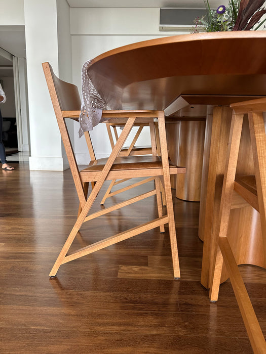 Mesa de Jantar “Nelson” com 6 Cadeiras “Atibaia” – Paulo Alves