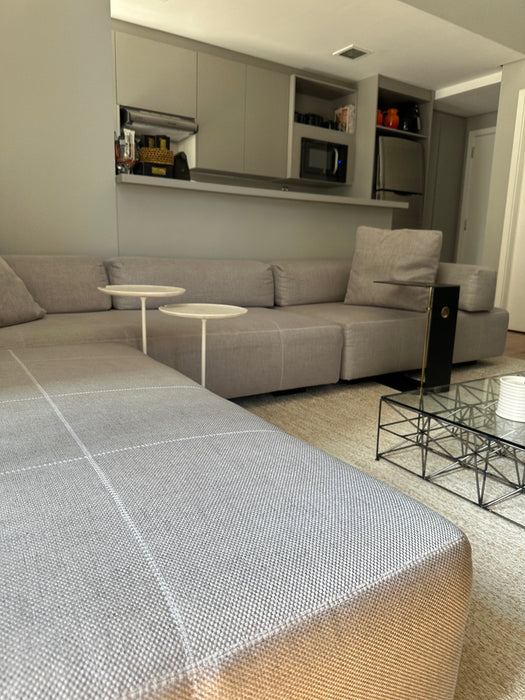 Sofá + Pufe "Lençóis Maranhenses" - Clami