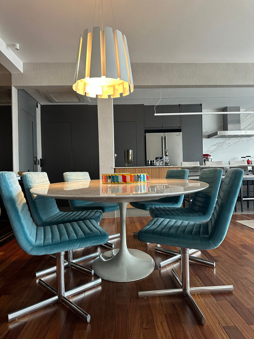 Conjunto de 8 Cadeiras Giratórias "Charly" (2 com braços) – Fahrer