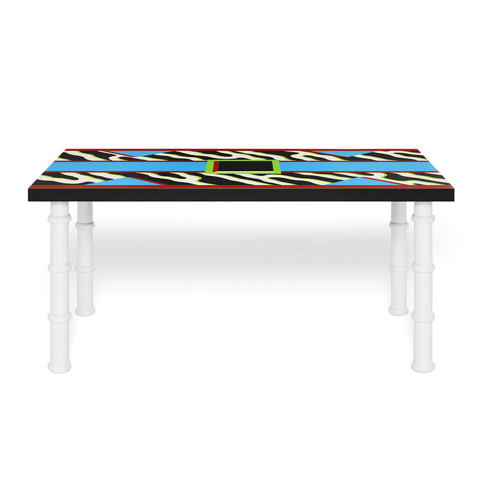Mesa de Jantar "Madras" - Nathalie Du Pasquier para Memphis Milano