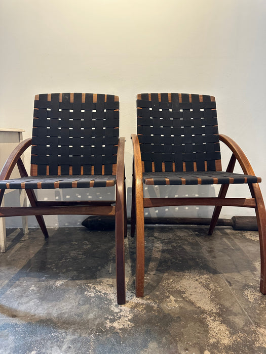 Conjunto com 6 Cadeiras "Flexa" em Madeira – Carlos Motta