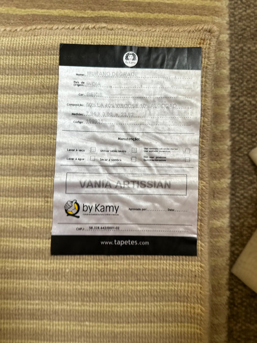 Tapete "Murano Degradê" (lã, viscose e algodão) - By Kamy