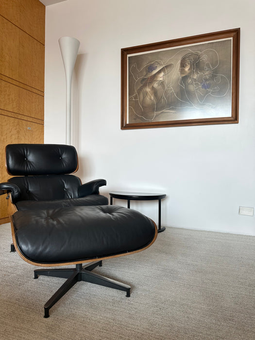 Poltrona “Eames Lounge” com Banqueta – Charles & Ray Eames / Herman Miller para Móveis Tepperman