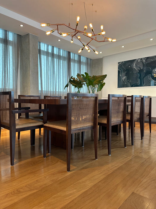 Conjunto de 10 Cadeiras (2 com braços) – Vermeil