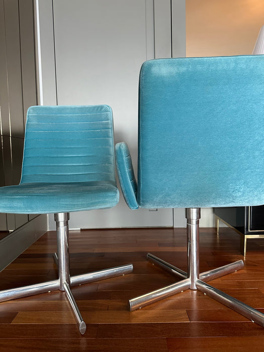 Conjunto de 8 Cadeiras Giratórias "Charly" (2 com braços) – Fahrer