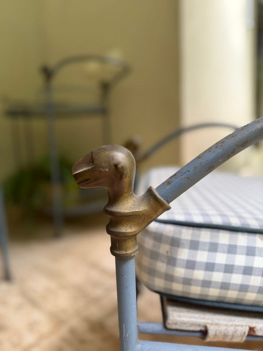 Conjunto em Ferro com Sofá + 2 Poltronas + Carrinho bar - Artefacto