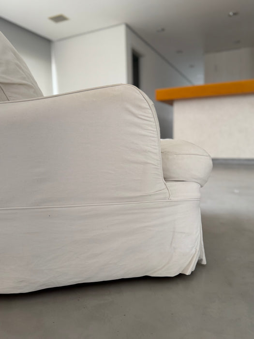 Par de Poltronas com Capa e Penas de Ganso - Shabby Chic (NY)