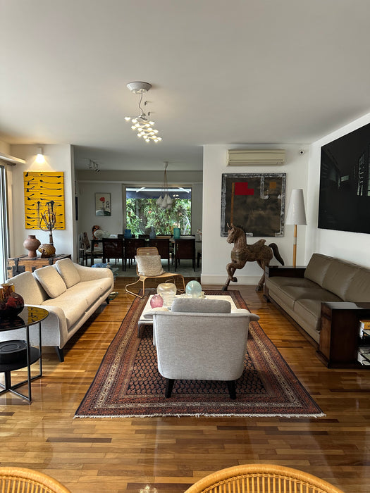 Conjunto de Poltrona e Sofá "Curva" - Adquirido loja Arquivo Vivo