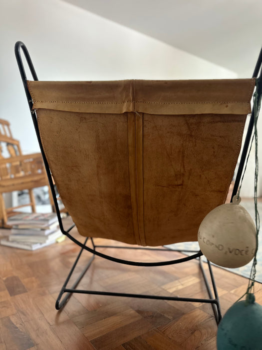 Poltrona “Deck” – Atribuída a Lina do Bardi |Adquirida em antiquário (não possui comprovante de autenticidade)