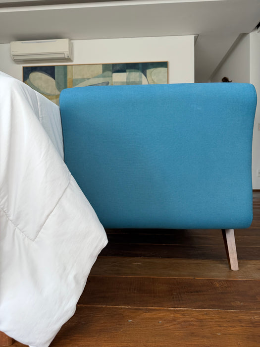 Recamier Estofado Azul