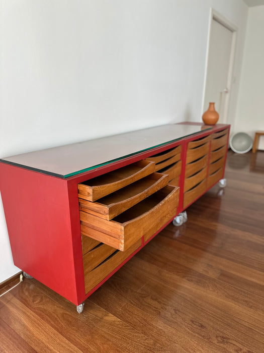 Par de Cômodas com Rodízios