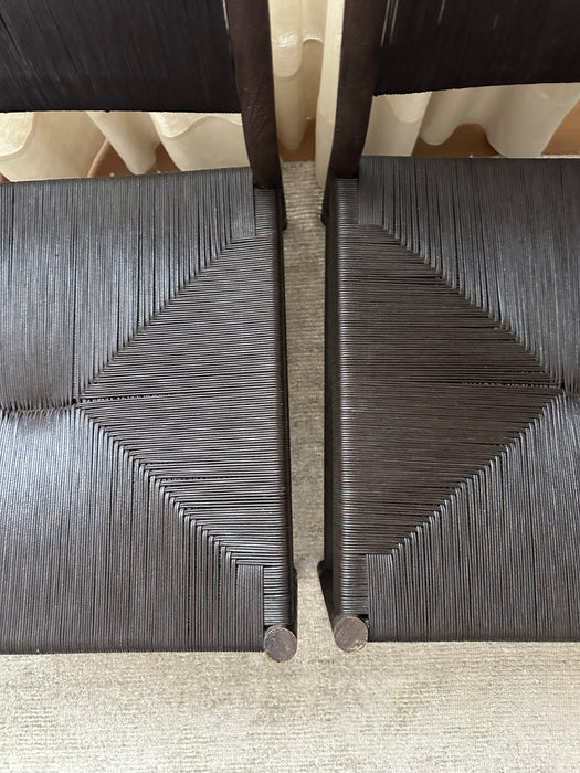 Par de Poltronas em Madeira Escura com Tramas Artesanais - Zara Home