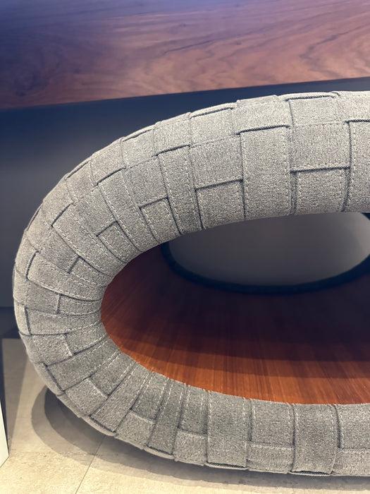 Par de Pufes "Cheig" com Tiras em Lona – Jader Almeida