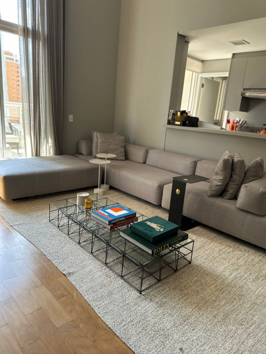 Sofá + Pufe "Lençóis Maranhenses" - Clami