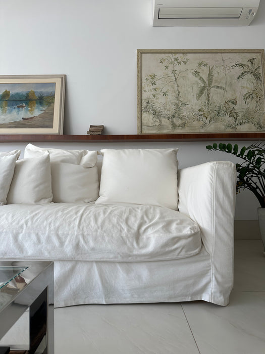 Sofá de 3 Lugares com Capa