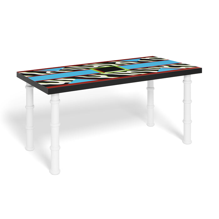 Mesa de Jantar "Madras" - Nathalie Du Pasquier para Memphis Milano