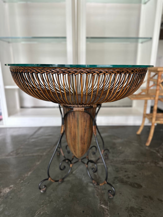 Mesa de Vidro com 3 Cadeiras