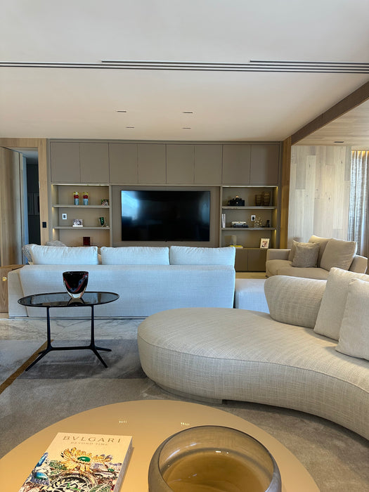 Sofá Modular "Marcel" com Par de Pufes – Antonio Citterio para B&B Italia