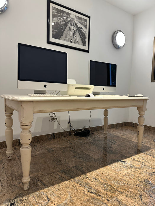 Mesa de Jantar em Pátina Branca
