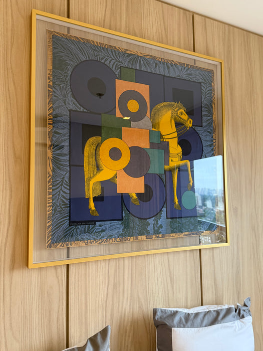 Quadro Lenço de Seda Hermés (G) - Hérmes Paris