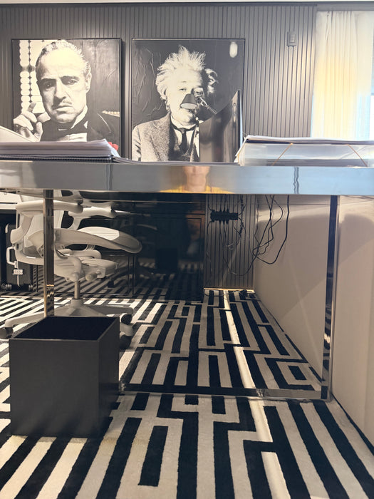 Mesa de Escritório em L com Gaveteiro