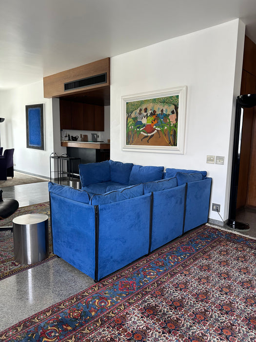 Sofá “Duc-Duc” em L – Mario Bellini para Cassina