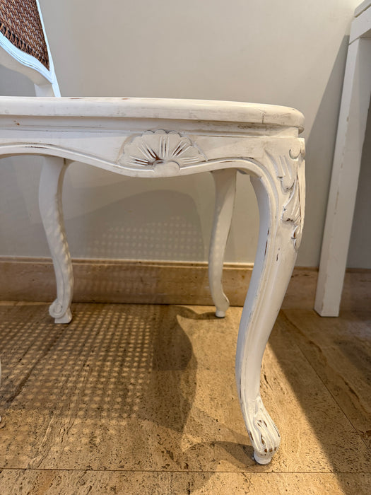 Conjunto com 4 Cadeiras "Deauville" com Assento em Palha – Secrets de Famille