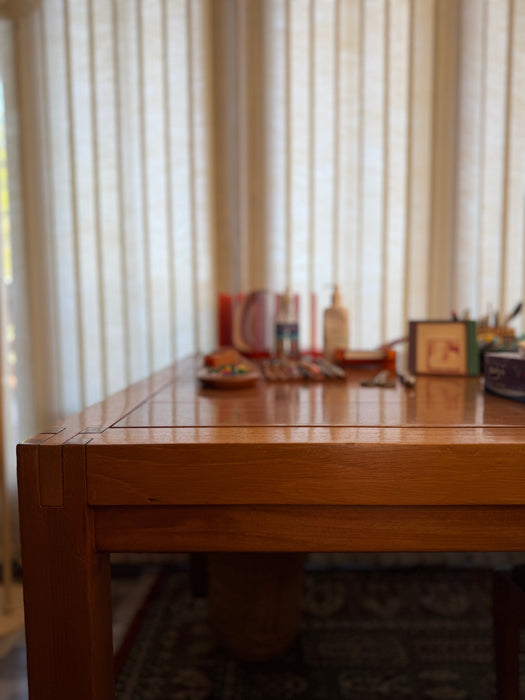 Mesa de Escritório em Madeira Maciça - Mauricio Azeredo