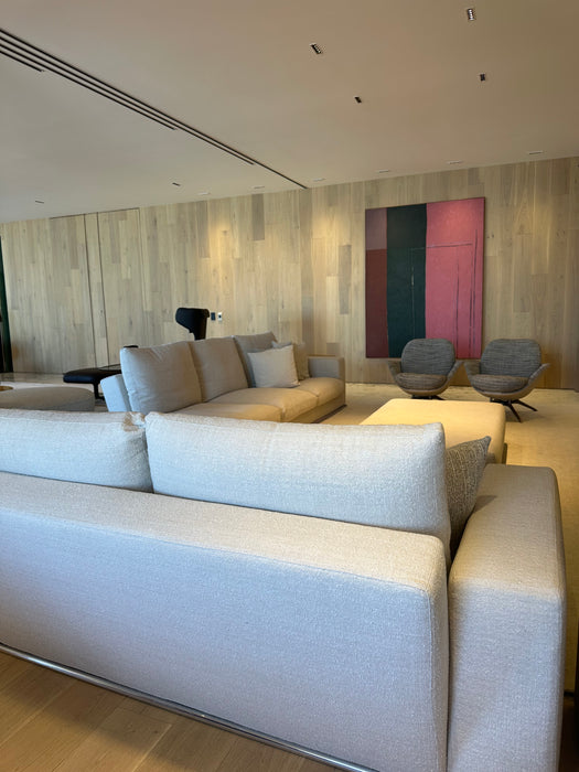 Sofá Modular "Marcel" com Par de Pufes – Antonio Citterio para B&B Italia