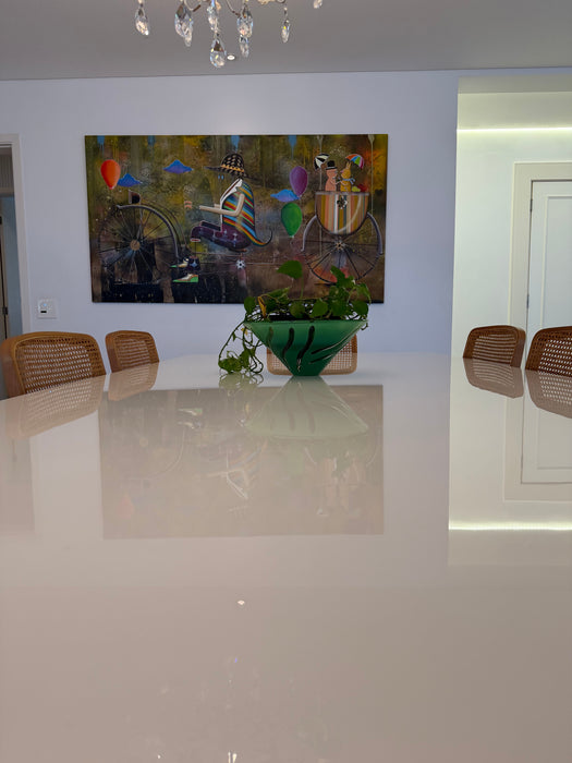 Mesa de Jantar em Laca Branca