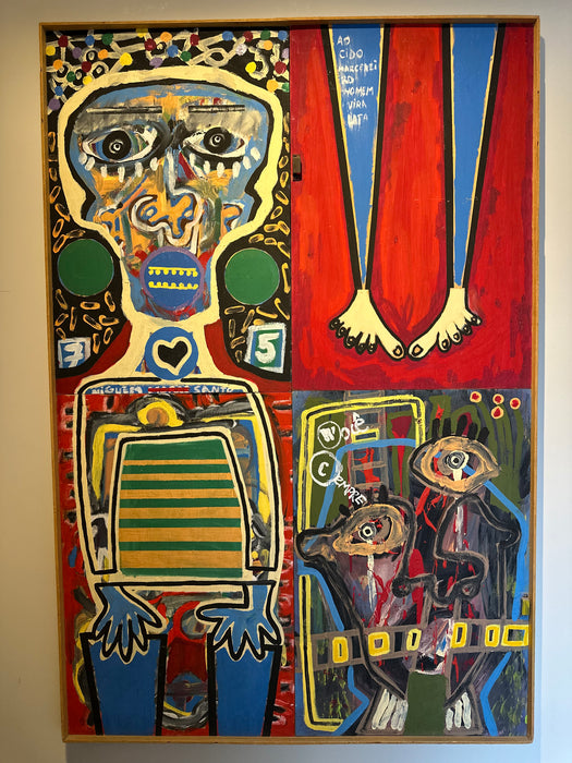 Quadro Pintado em Madeira – Artista Anônimo