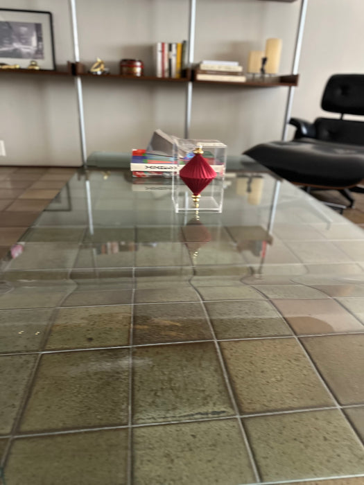 Mesa de Centro de Vidro "Fiam Ghost" – Cini Boeri