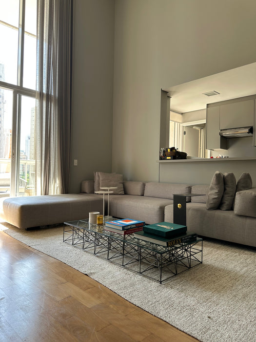 Sofá + Pufe "Lençóis Maranhenses" - Clami