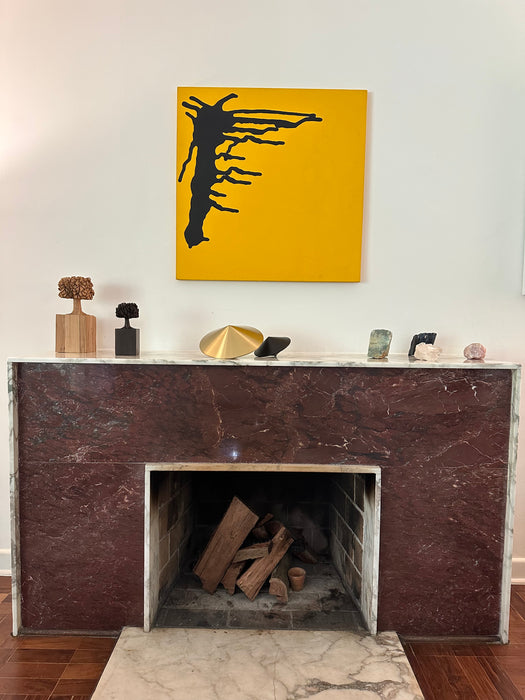 Objetos Decorativos Paperweights Dourado e Preto