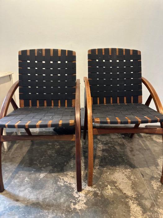 Conjunto com 6 Cadeiras "Flexa" em Madeira – Carlos Motta