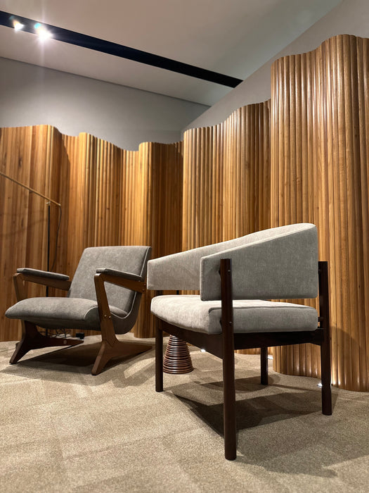 Biombo "Esteira" em Freijó Natural - Etel