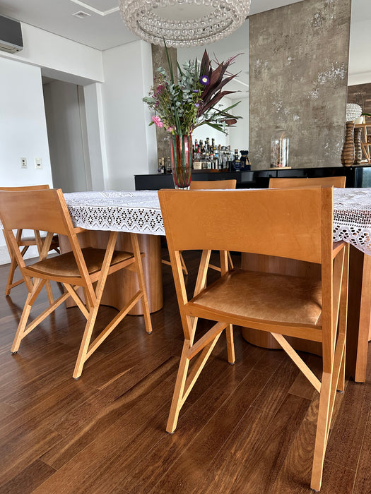 Mesa de Jantar “Nelson” com 6 Cadeiras “Atibaia” – Paulo Alves