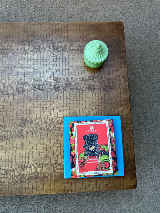 Mesa de Centro Couro de Croco - Artefacto