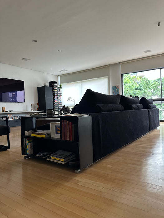 Sofá "Groundpiece" com Pufe – Antonio Citterio para Flexform